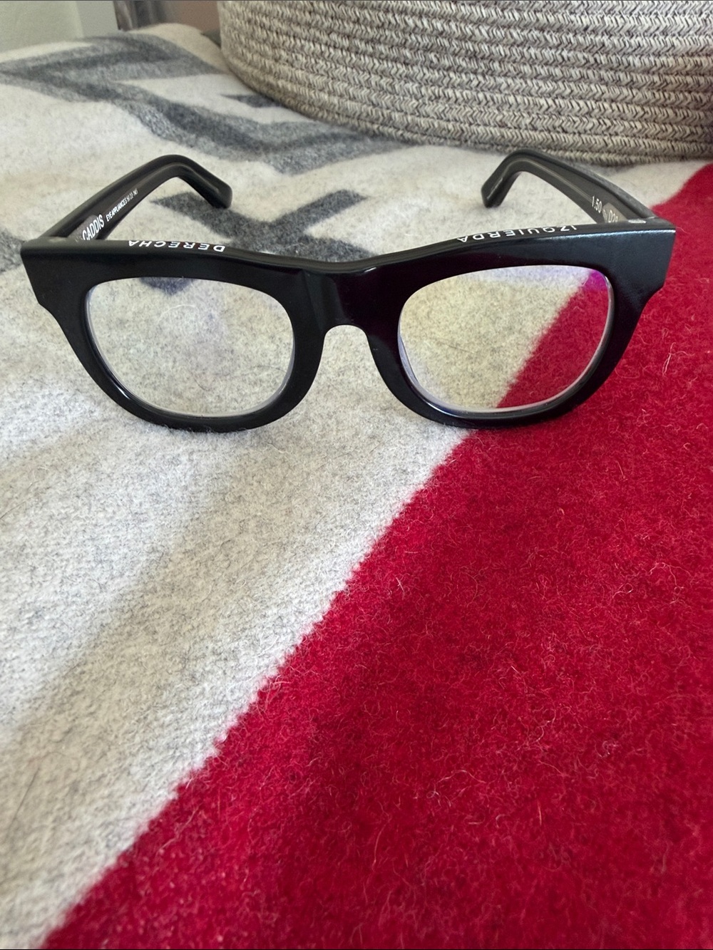 Black Herren Square Optical Glasses by